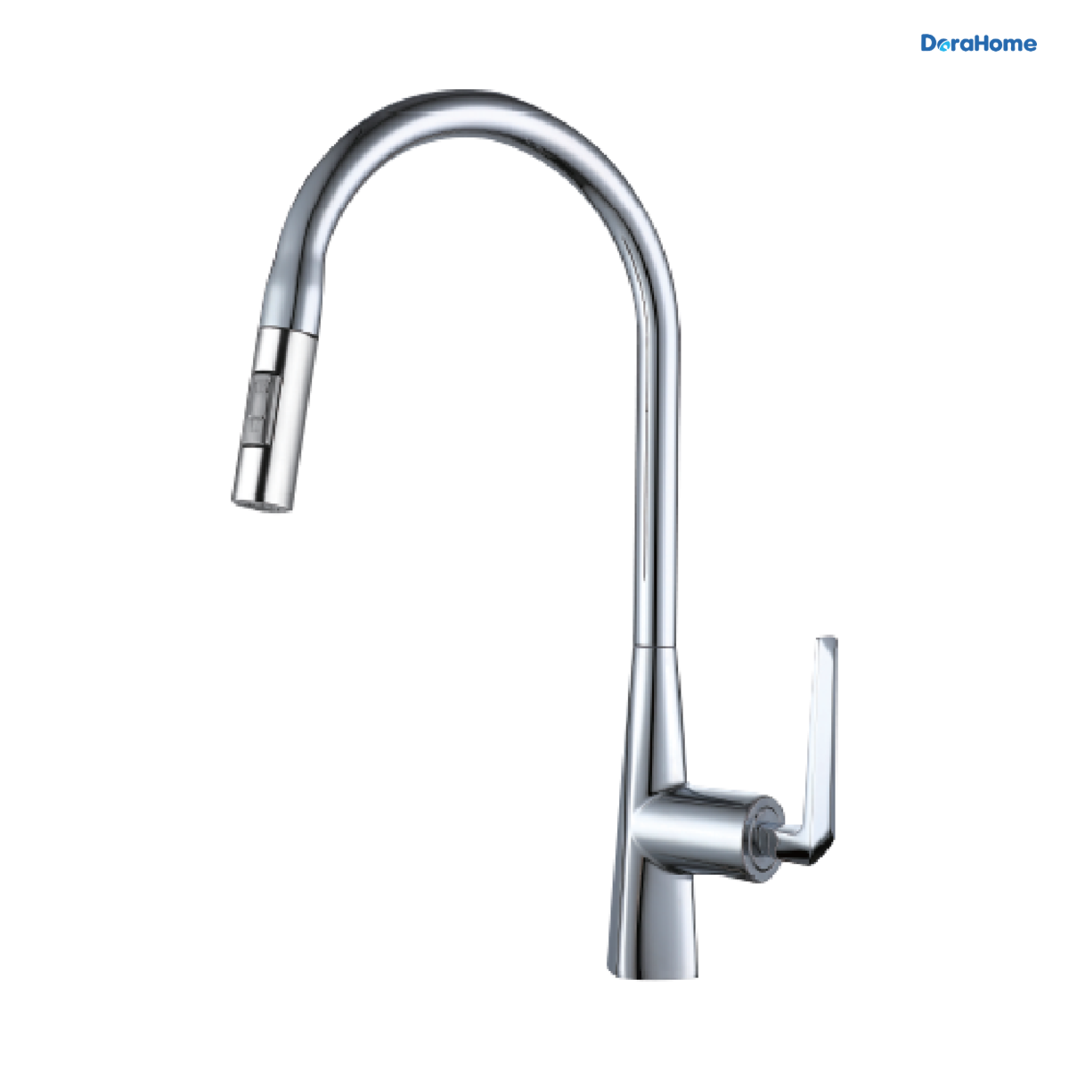 Vòi rửa chén nóng lạnh dây rút GRANDX GXF15 Pro